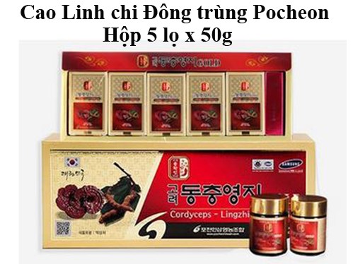 Cao Linh chi Đông trùng Pocheon 250g